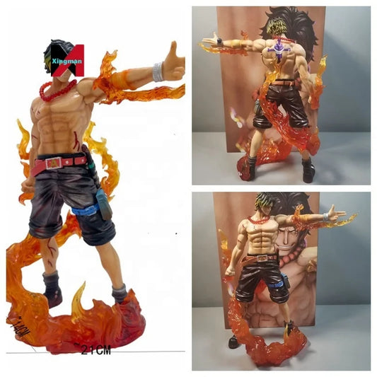 🧯🔥 “Fire Fist Ace” Anime Action Figure – One Piece Collectible Statue 🏴☠️✨