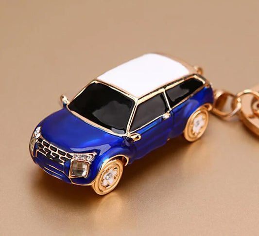 π Crystal Car Keychain β Sparkling & Stylish Bag Charm β¨