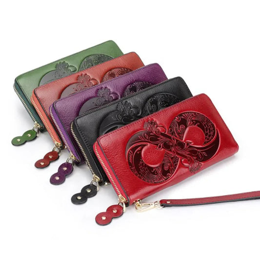 👜 Elegant Women's Luxury Leather Purse – High-Quality Handbag & Wallet