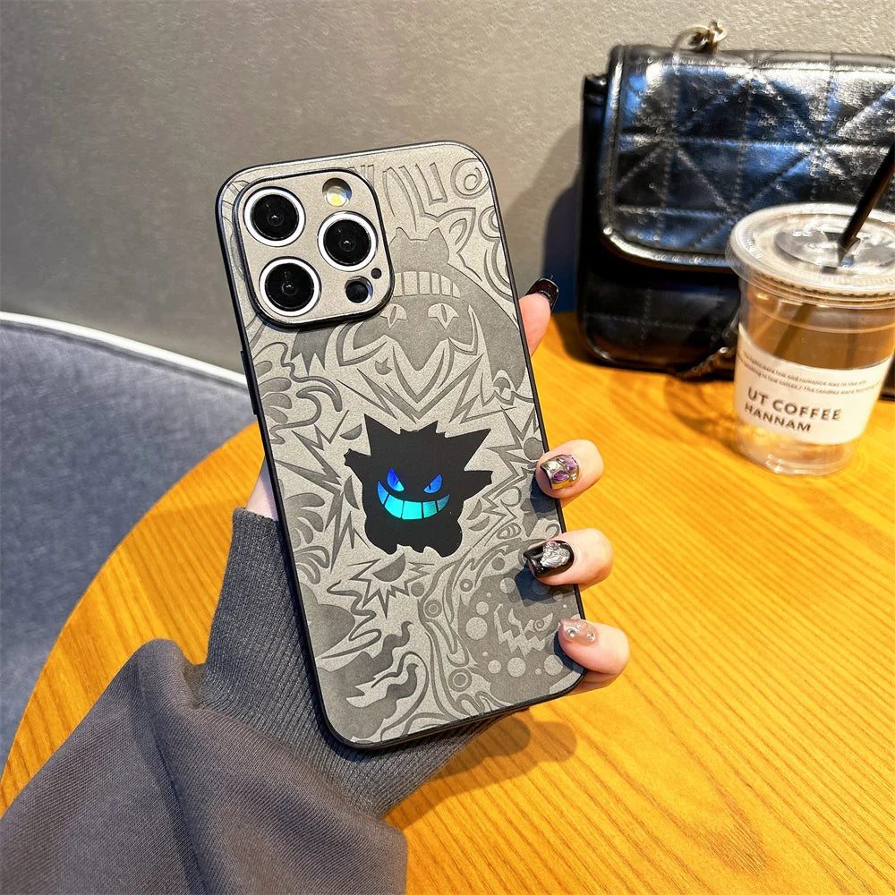 Luminous Gengar Phone Case – Glow in the Dark Pokémon Style!