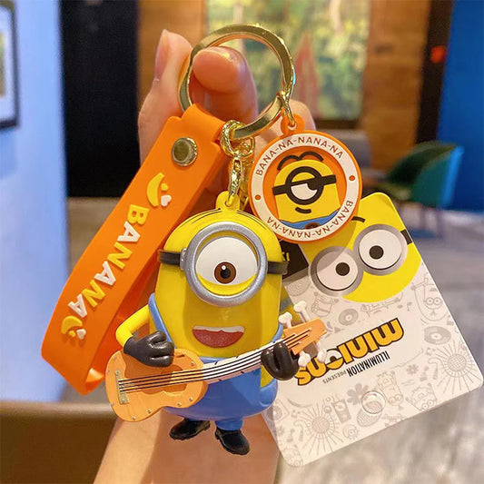 🟡 Minion Banana Keychain – Cute & Fun Gift for Fans! 🍌🔑