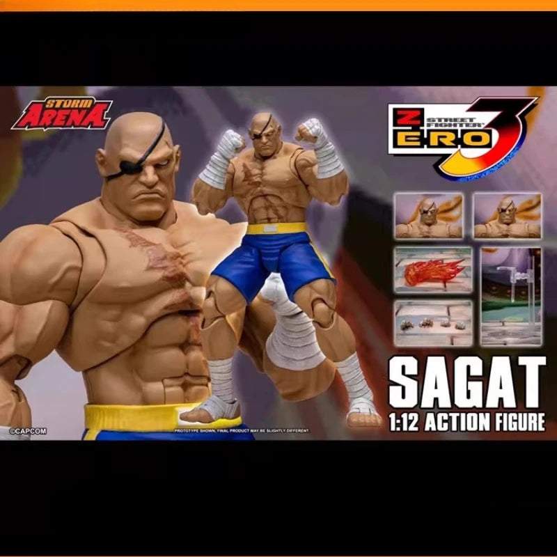 π₯ Sagat Action Figure - Street Fighter Collectible Masterpiece