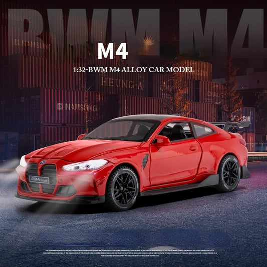 π 1:32 BMW M4 Supercar Model β Alloy Diecast with Lights & Sound πβ¨