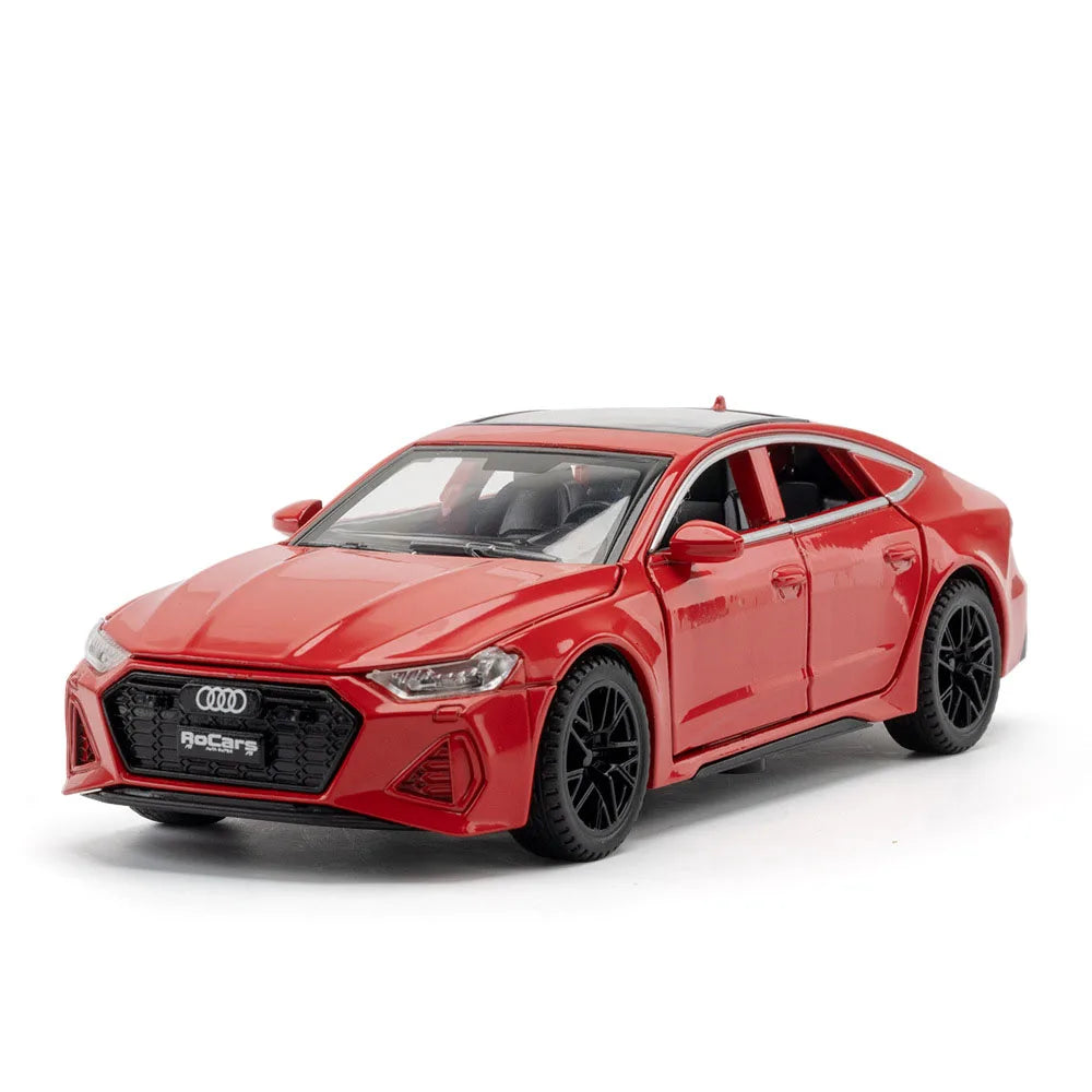 1:32 Audi RS7 Sportback Diecast Model Car β 6 Doors, Pull-Back, Lights