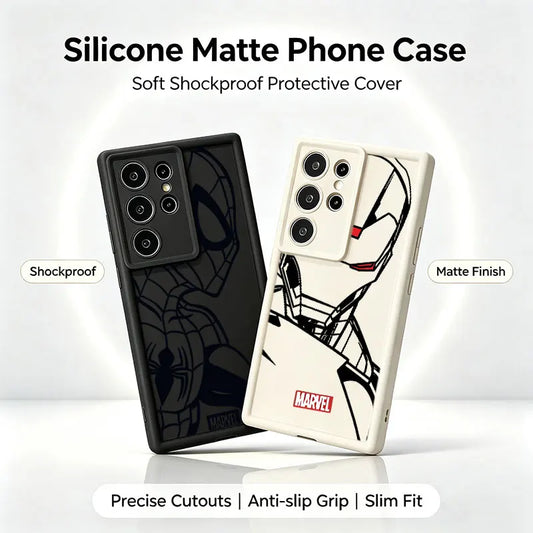 Spider-Man & Iron Man Samsung Galaxy Case - Soft Silicone Cover