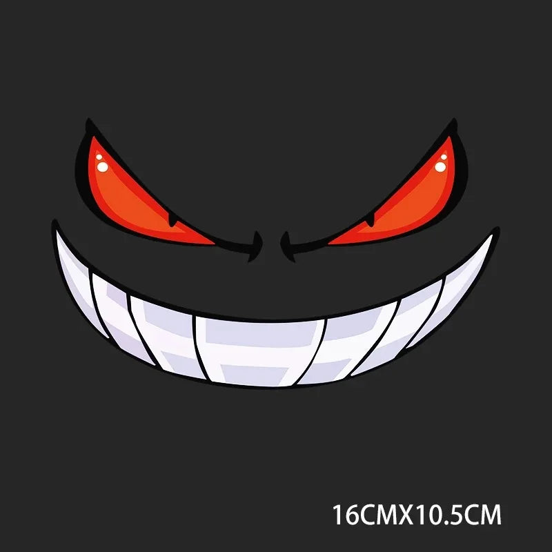 Gengar Devil Sticker – Reflective & Waterproof Pokémon Decal - up to 200km/h