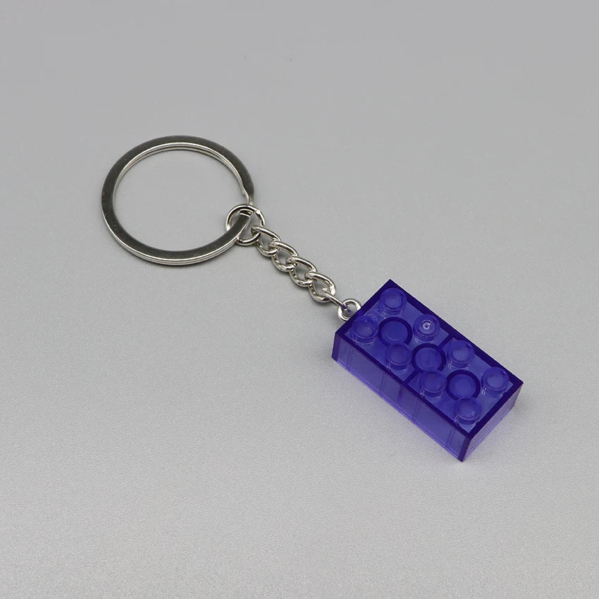 LEGO Style Keychain ππ§± | Colorful Fun for Your Keys!