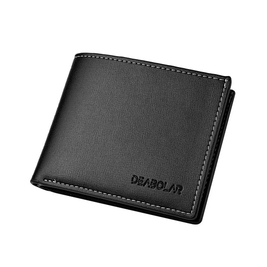 🖤 Sleek & Slim PU Leather Men’s Wallet – Everyday Style, Effortlessly Cool