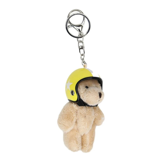Teddy Bear Keychain with Helmet β Adorable & Adventurous! π§ΈποΈ
