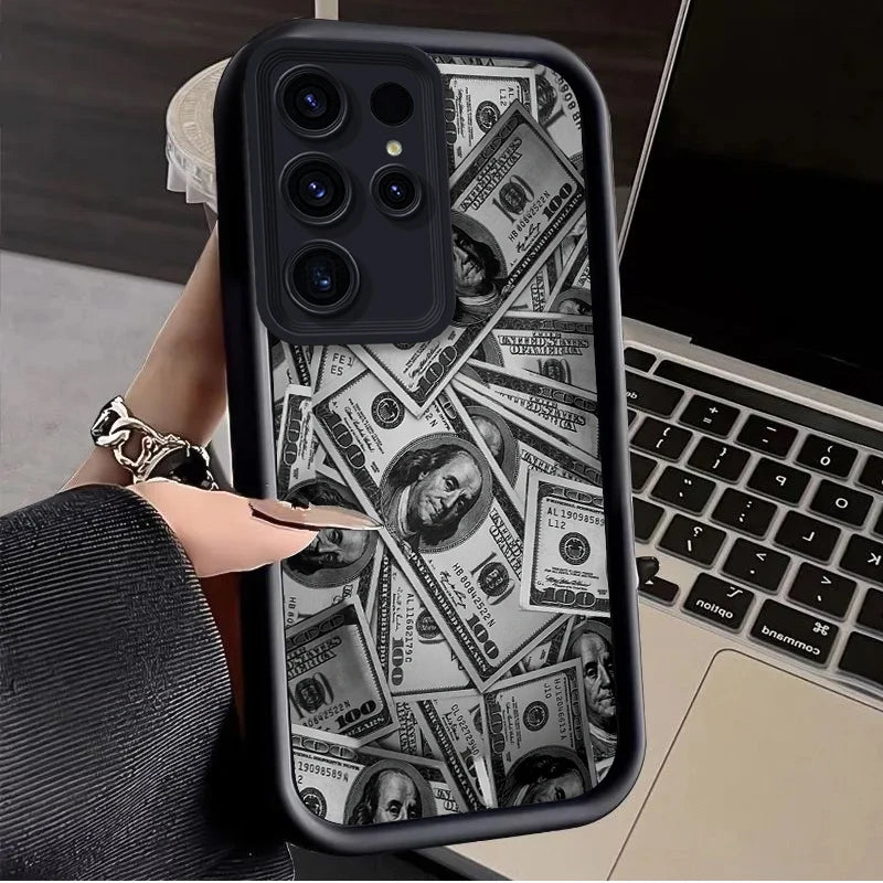 π΅ Dollar Banknote Case β Stylish Wallet Cover for Samsung Galaxy