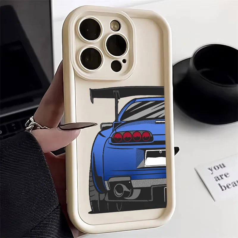 🔥 JDM Car Rear View Soft iPhone Case
