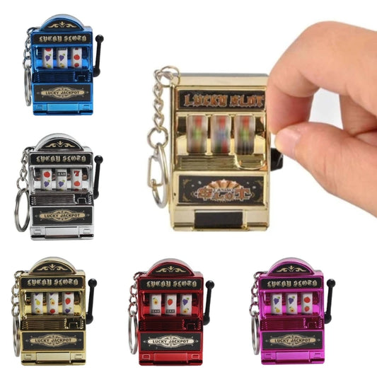 ๐ฐโจ "LuckySpinโข Mini Slot Machine Keychain" โจ๐