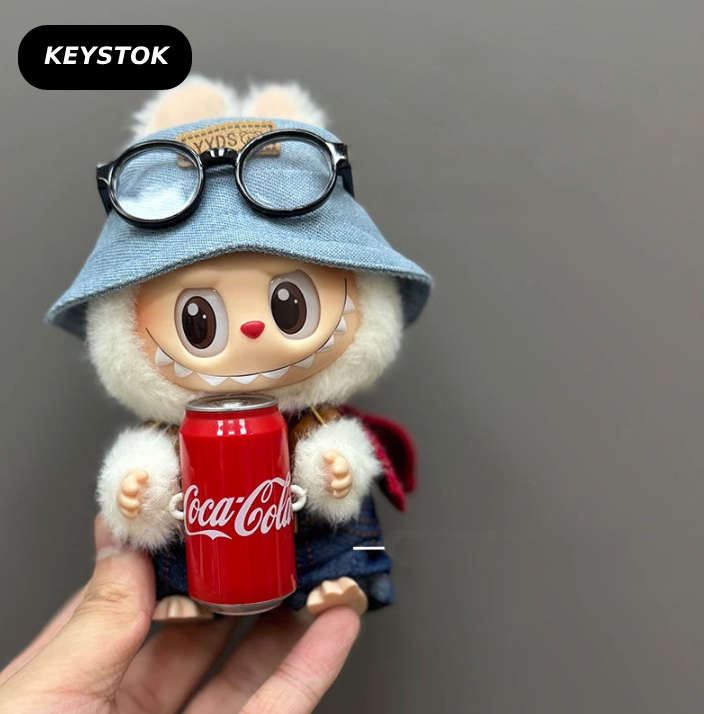 🎧 AMU Piggy x Coca-Cola Plush Keychain Doll