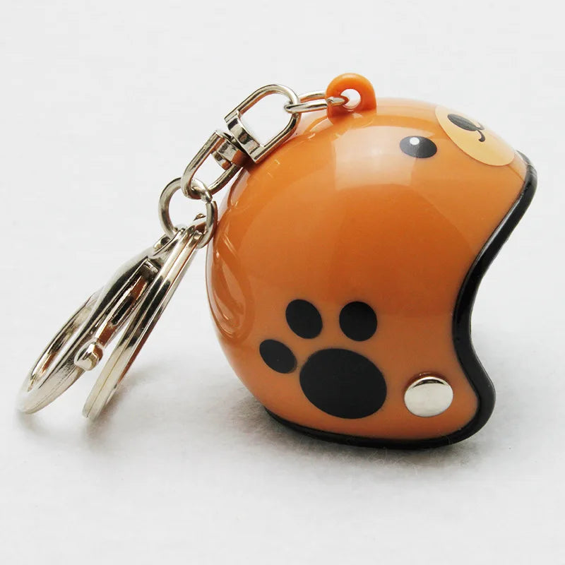 ⭐ Mini Helmet Keychain – Colorful Biker Style Charm 🏍️