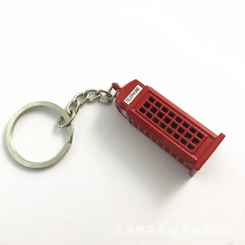 ✨🚌📮 London Charm Keychain Set 🕰️