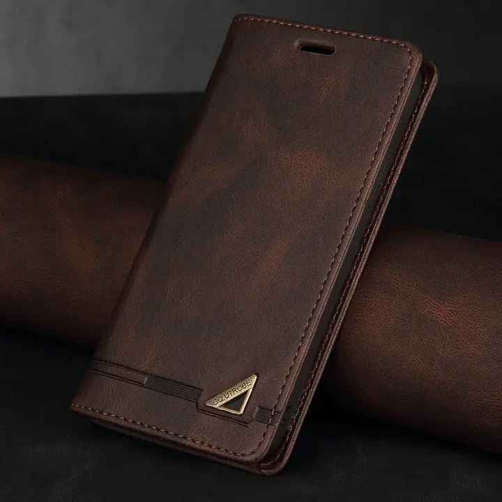 🧲 Luxury Leather Wallet Phone Case 📱