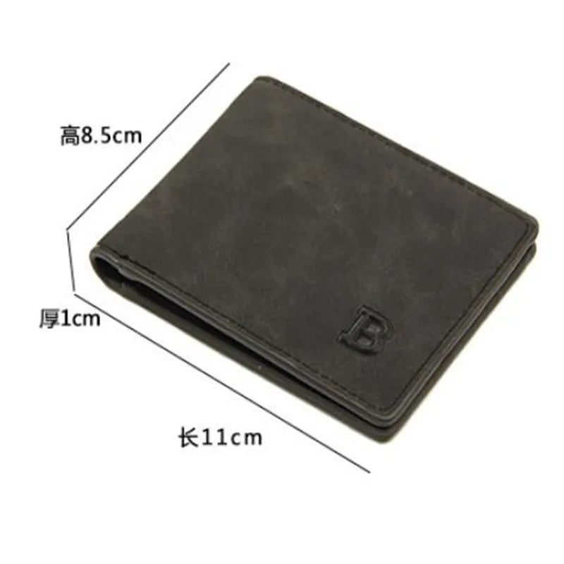 🖤 Slim & Smart – Business Style Wallet with Coin Zipper