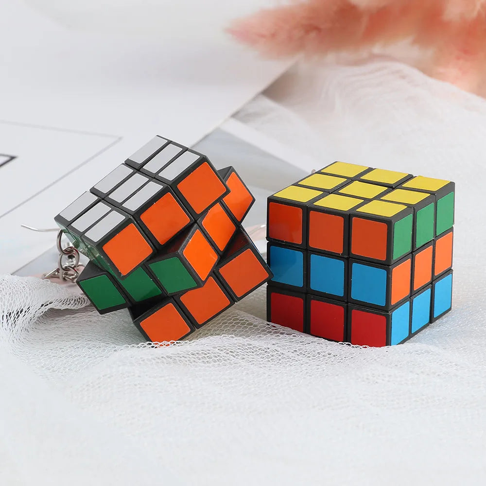 🧠🔑 Mini 3x3 Rubik's Cube Keychain – Pocket Puzzle Toy for Smart Fun!