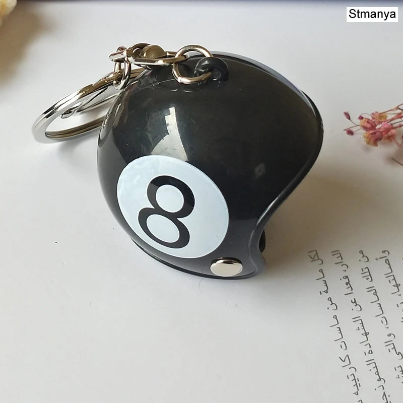 ⭐ Mini Helmet Keychain – Colorful Biker Style Charm 🏍️