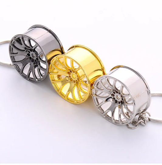 🏎️✨ Turbo Rim Keychain 🔑🔥