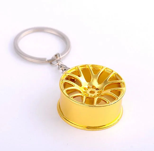 🏎️✨ Turbo Rim Keychain 🔑🔥