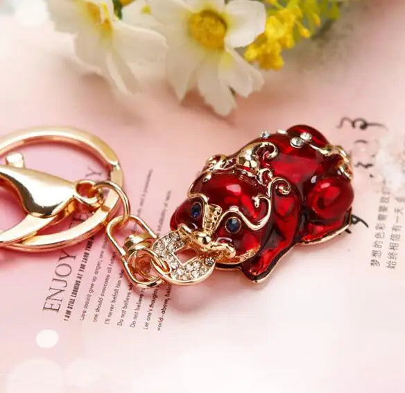 💎 Crystal Car Keychain – Sparkling & Stylish Bag Charm ✨