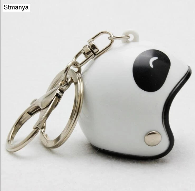 ⭐ Mini Helmet Keychain – Colorful Biker Style Charm 🏍️