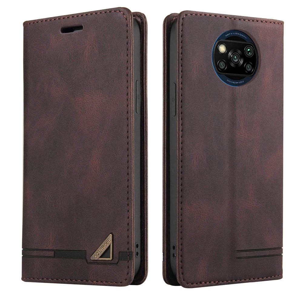🧲 Luxury Leather Wallet Phone Case 📱