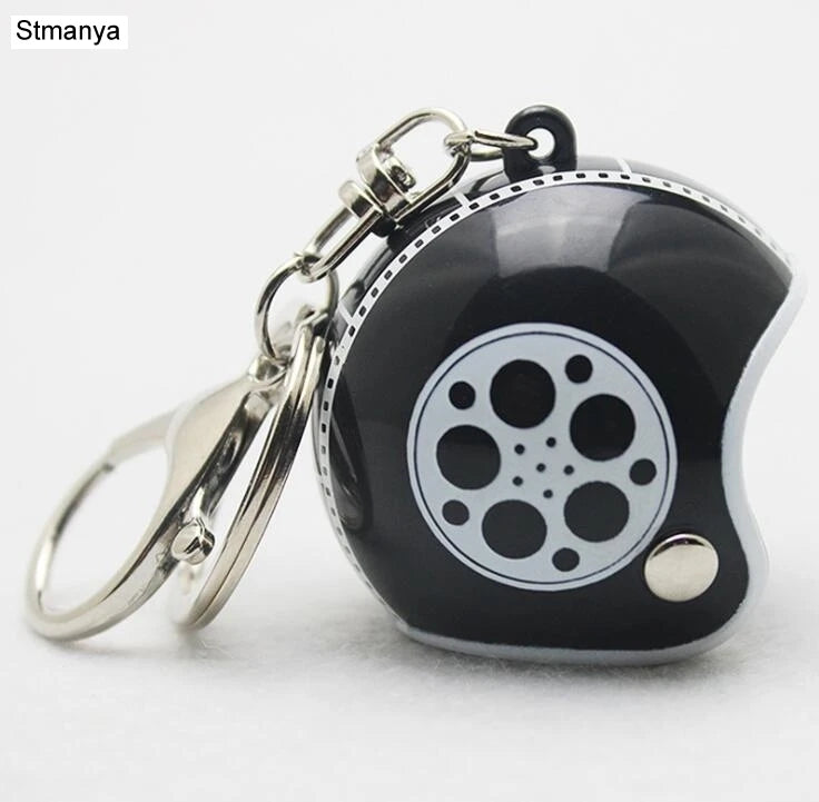 ⭐ Mini Helmet Keychain – Colorful Biker Style Charm 🏍️