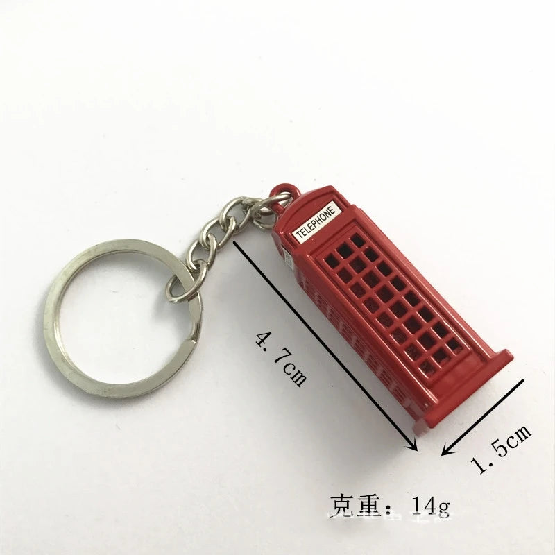 ✨🚌📮 London Charm Keychain Set 🕰️