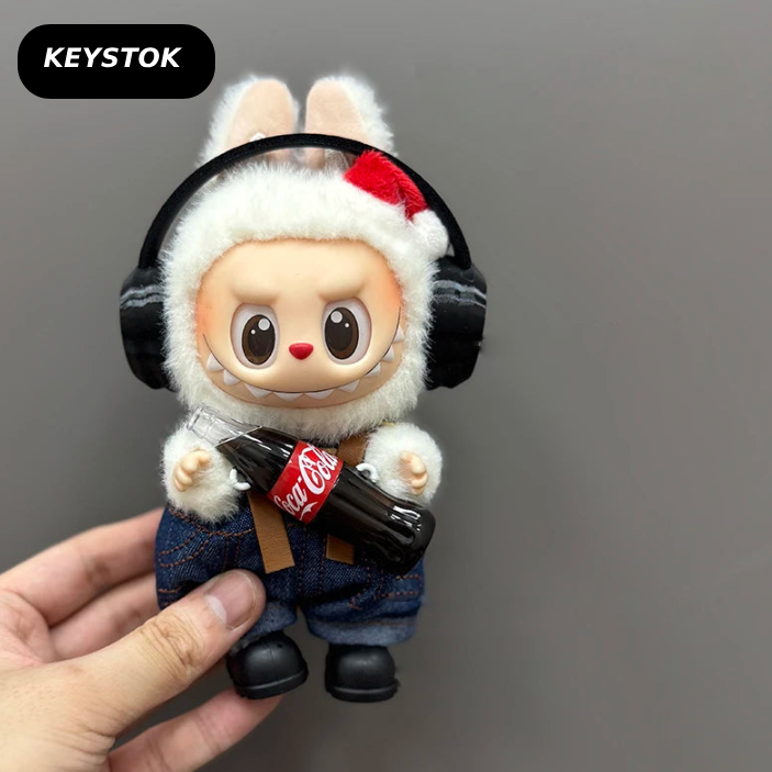 🎧 AMU Piggy x Coca-Cola Plush Keychain Doll