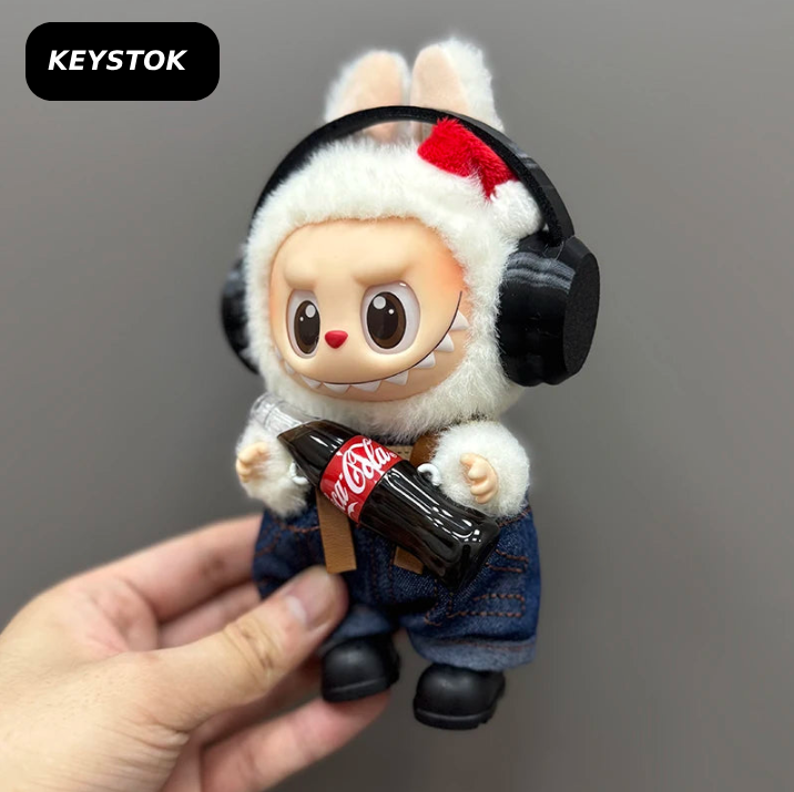 🎧 AMU Piggy x Coca-Cola Plush Keychain Doll