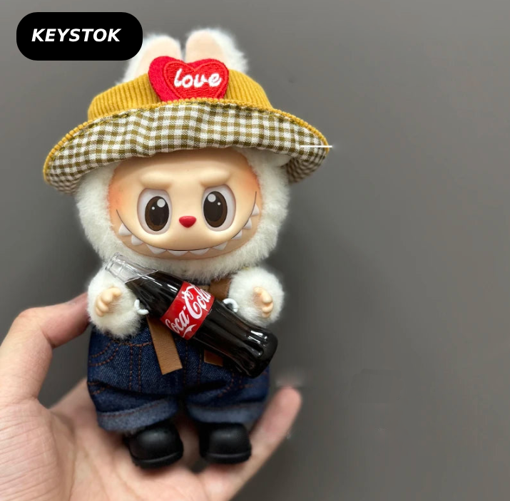 🎧 AMU Piggy x Coca-Cola Plush Keychain Doll