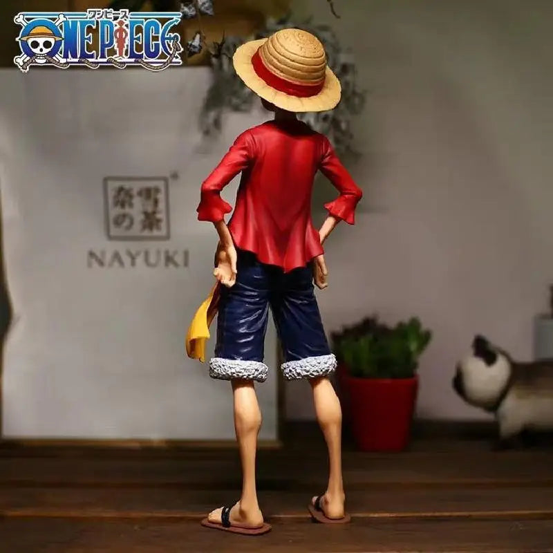 🔥 28cm One Piece – Luffy 3-in-1 Face Changing Action Figure 😄😐😠
