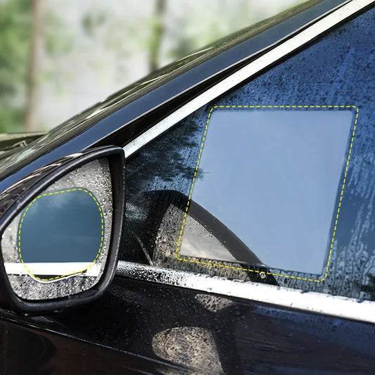 🌧️ 2pcs Rearview Mirror Protective Film – Drive Safely, Rain or Shine!