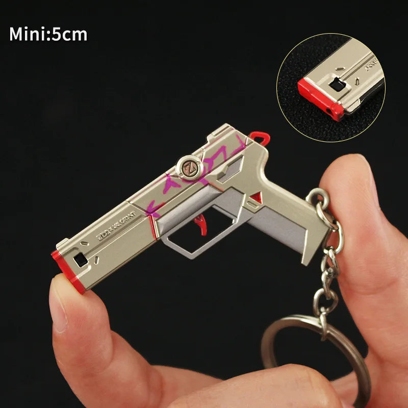 🔫 Valorant Gun & Knife Keychain – Mini Alloy Weapon Model for Gamers 🎮