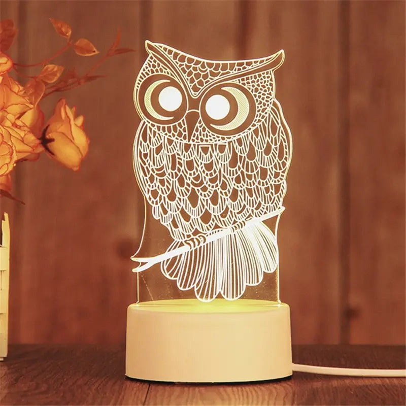 💡 Romantic LED Acrylic Night Light – The Perfect Gift for Any Occasion 🌙