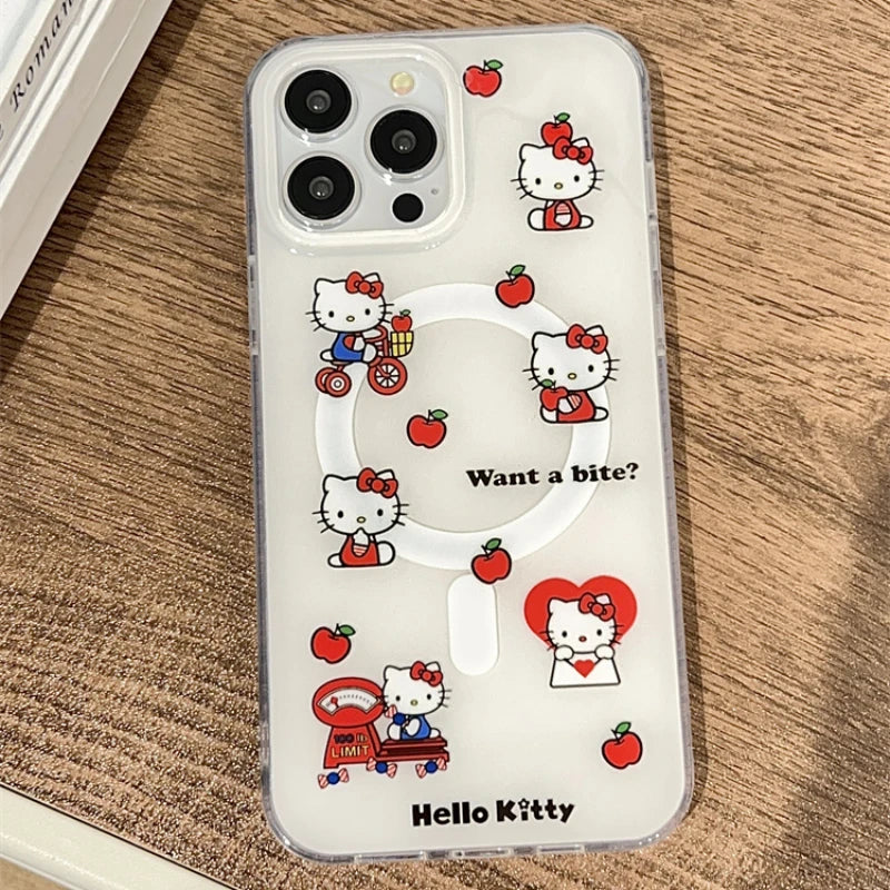 🍎 Hello Kitty Clear Case – Sweet & Fun Protection for iPhone