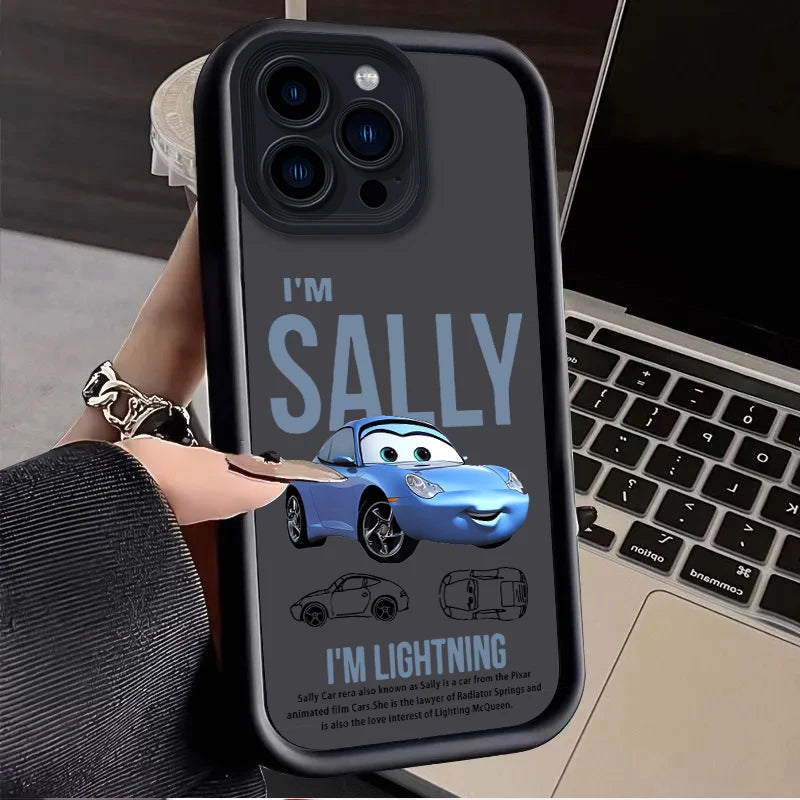 Lightning McQueen & Sally iPhone Case – Speed Meets Style! ⚡📱