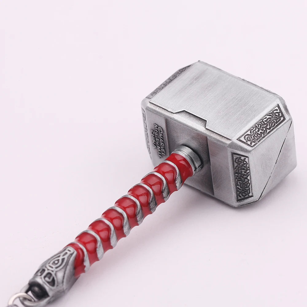 🛠️ Thor’s Hammer Keychain – Mini Mjölnir Power in Your Pocket! ⚡