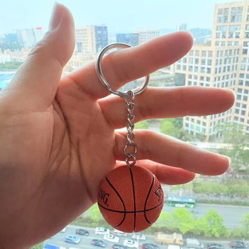 🏀 Sports Ball Keychain | Basketball, Volleyball & More
