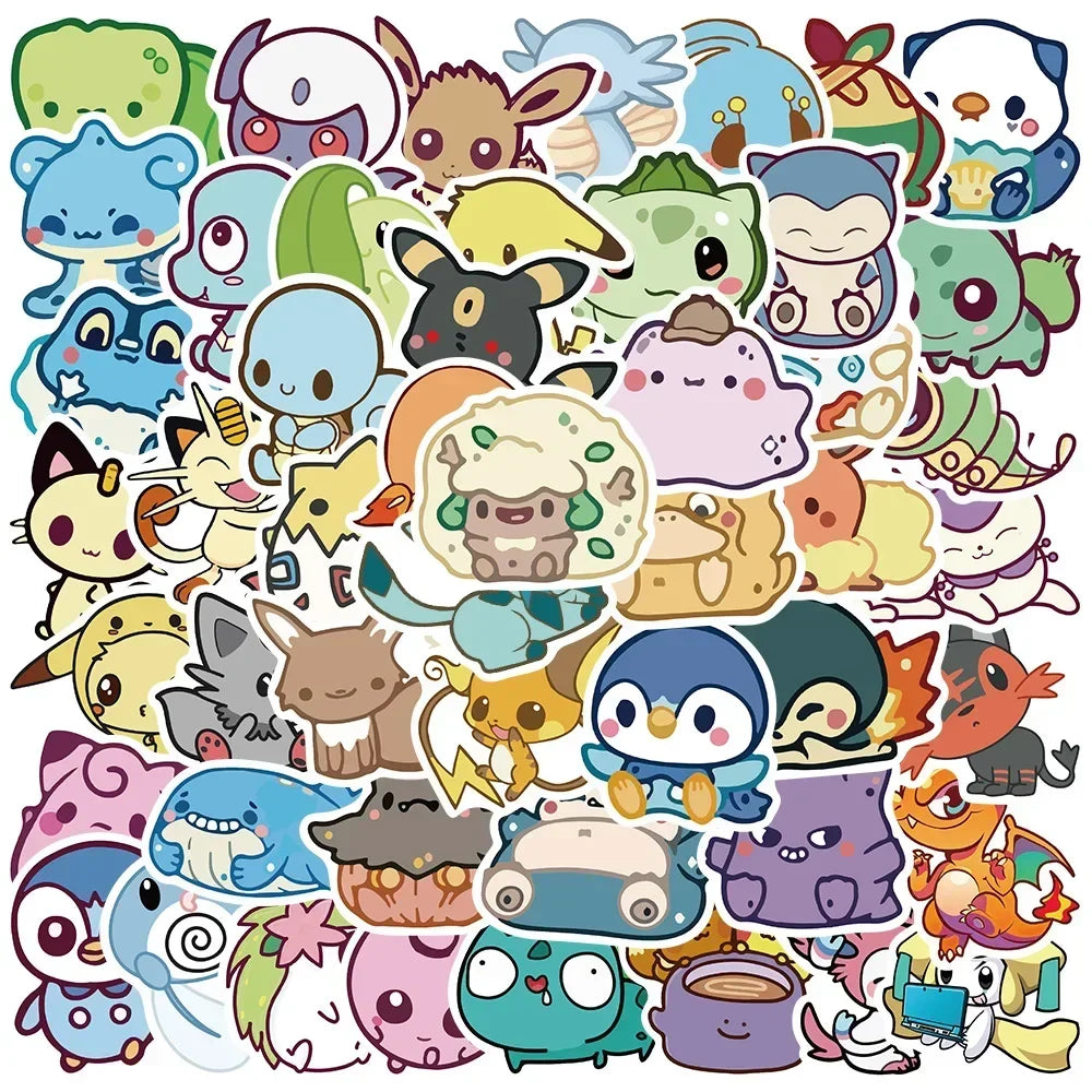 🎉✨ Mega Anime & Gaming Sticker Bundle – 50pcs ✨🎉