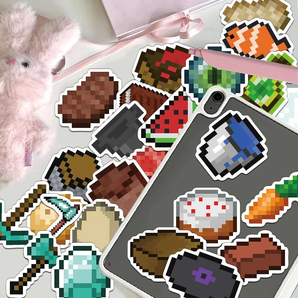 🎮✨ PixelCraft Sticker Pack 🧩🪄