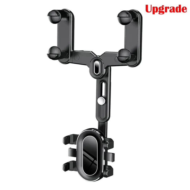 📲 Rearview Mirror Phone Holder – 360° Adjustable Car Mount 🚗