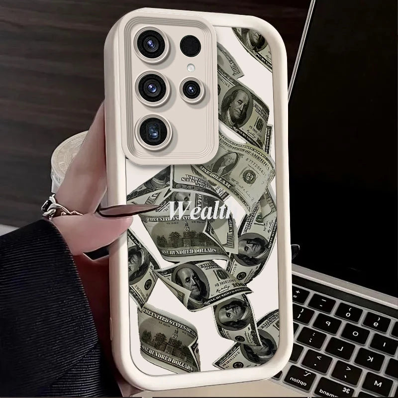 💵 Dollar Banknote Case – Stylish Wallet Cover for Samsung Galaxy