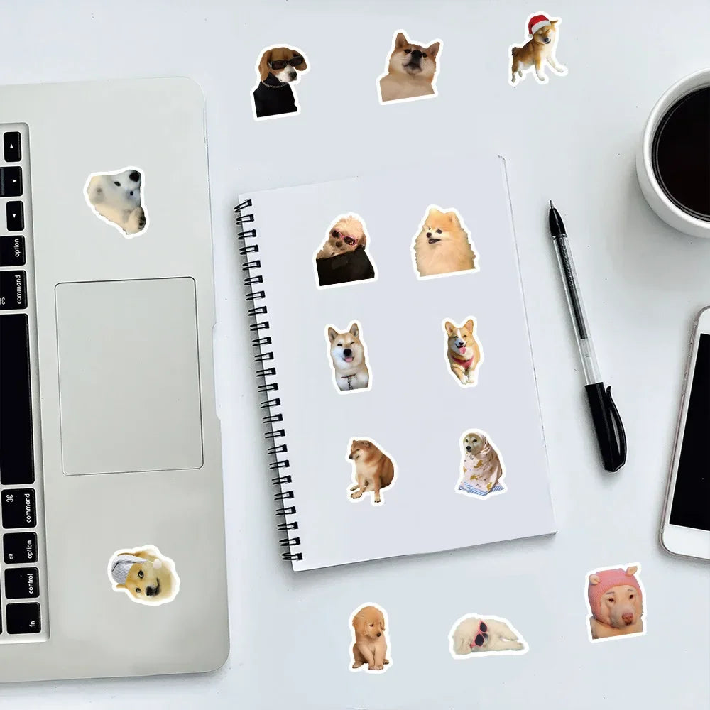 🐾 Cute Dog Sticker Pack – 10/50/100pcs of Pure Pup Joy! 🐶✨