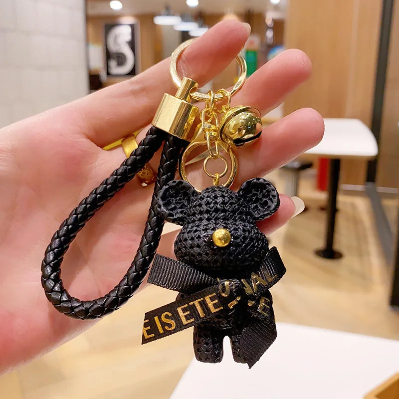 🧸 Cyber Bear Keychain – Futuristic Style with Personality!