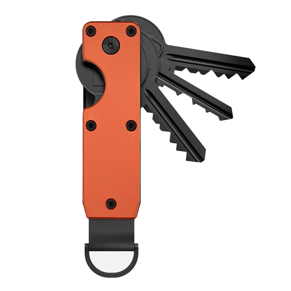 Compact Carbon Fiber Key Holder & Smart Organizer