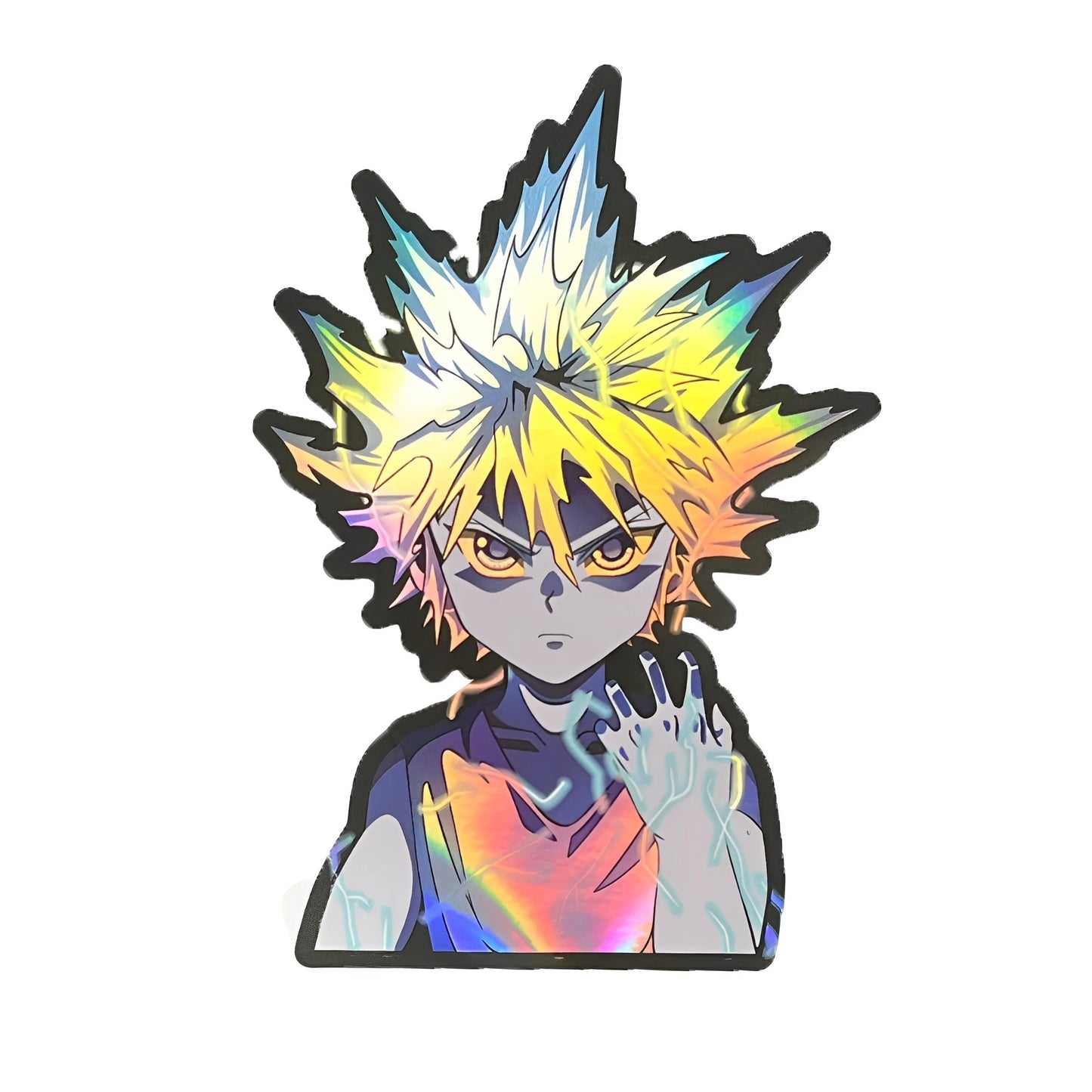 🌈✨ Anime Holographic Sticker Pack – Epic Edition! ✨🌈