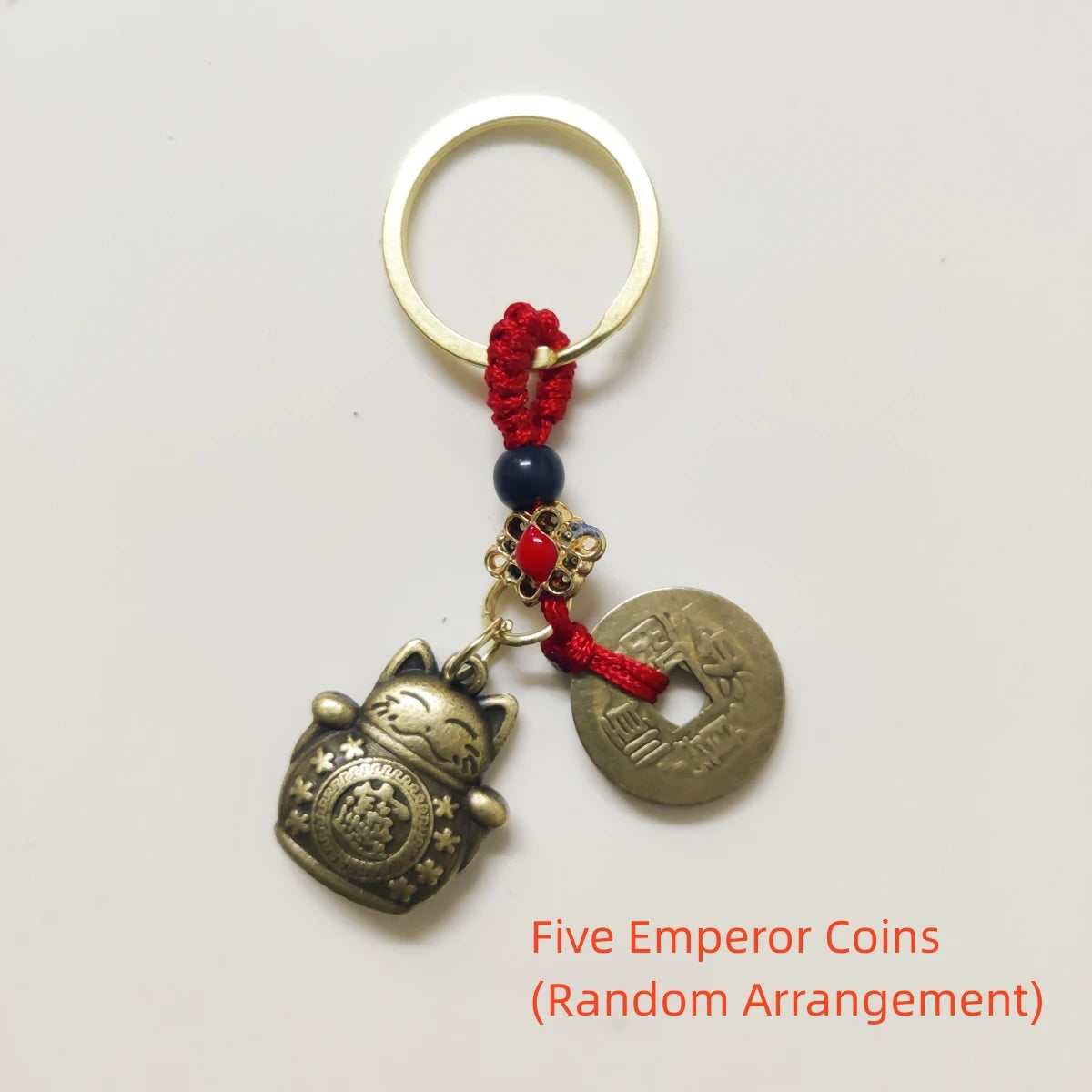 🧧 Lucky Cat Keychain – Fortune & Prosperity Charm